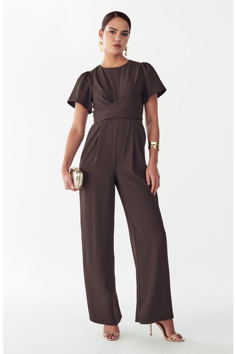 Mahra Jumpsuit, Main, color, Chocolate