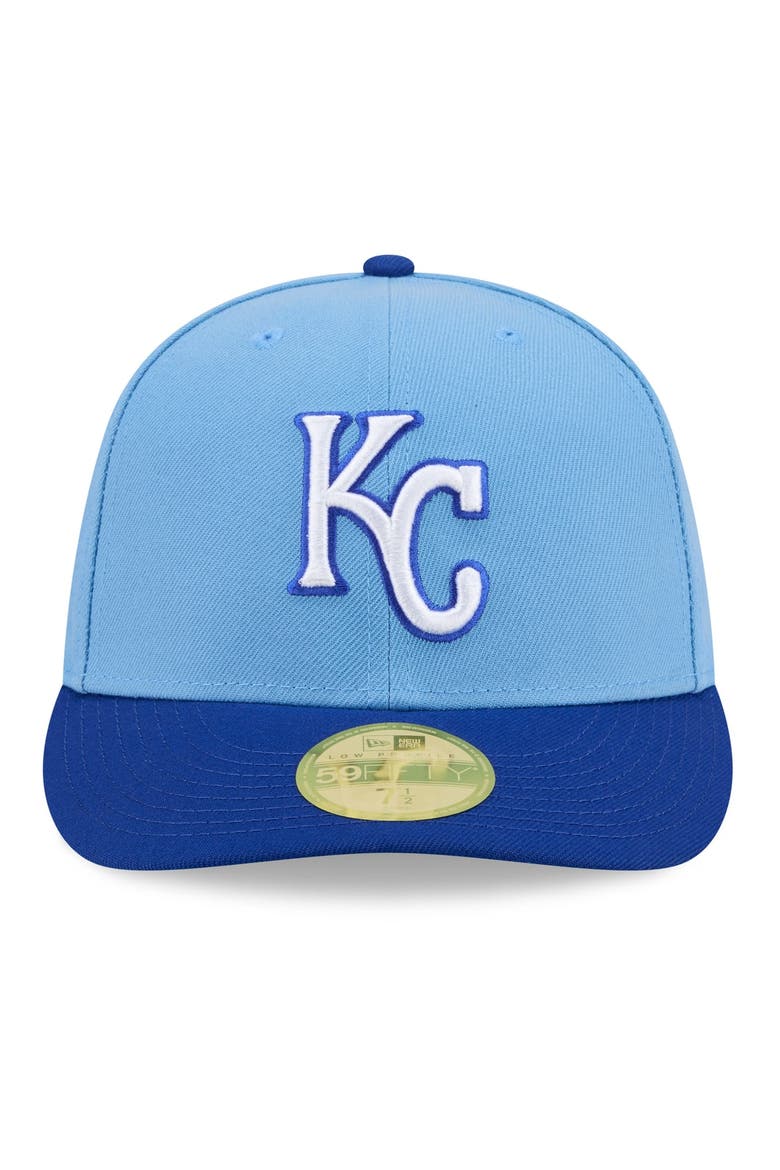 Men's New Era Light Blue/Royal Kansas City Royals 2026 Baseball Hall of Fame 59FIFTY Low Profile Fitted Hat, Alternate, color, Light Blue