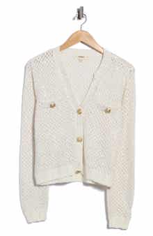 Blanca Sequin Crop Cardigan