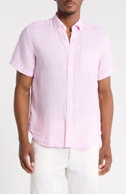 DENIM AND FLOWER Linen Button-Down Shirt