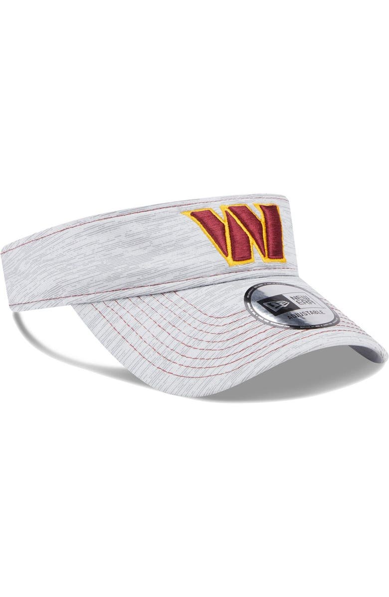 New Era Men's New Era Gray Washington Commanders Adjustable Visor, Alternate, color, 
