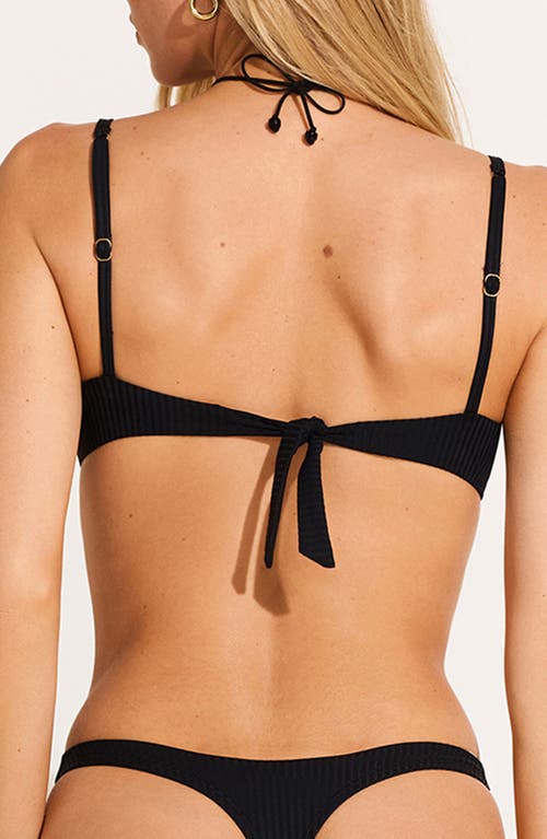 Vitamin A ® Ada Underwire Bikini Top In Black