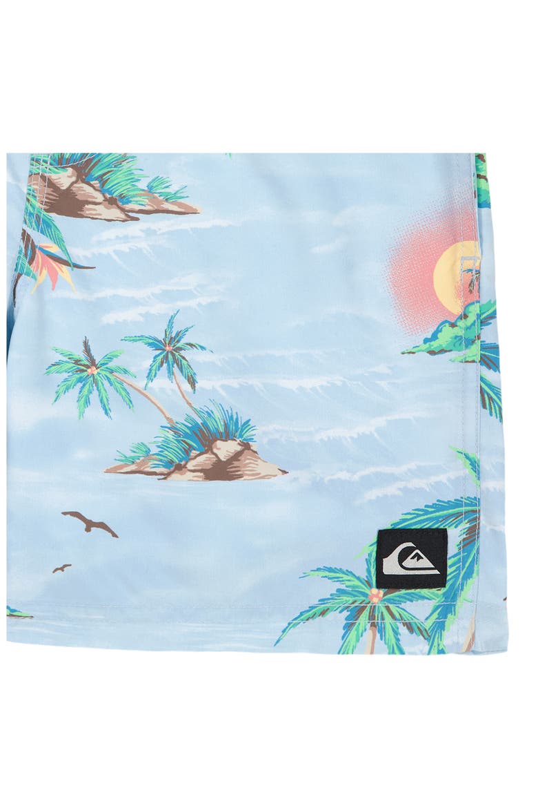 Kids' Everyday Mix Volley Swim Trunks, Alternate, color, SKYWAY