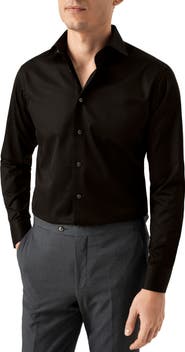 Eton Slim Fit Cotton Twill Dress Shirt