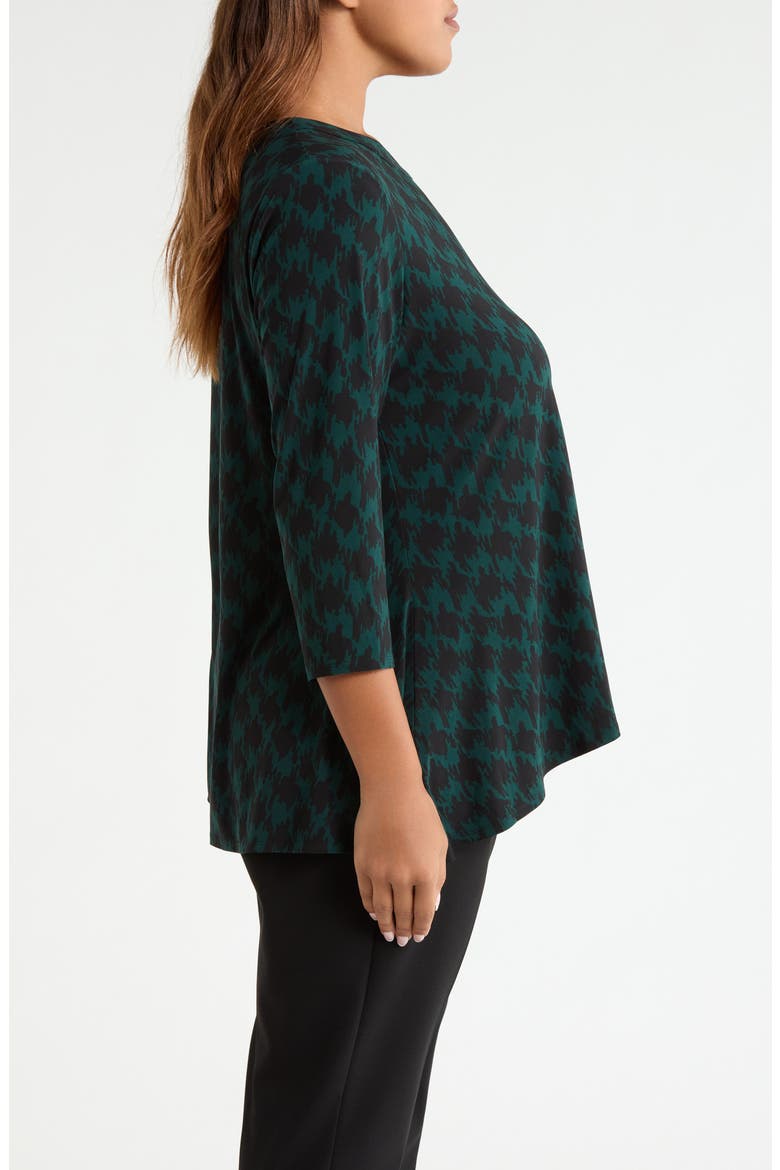 Sharkbite Stretch Top, Alternate, color, ANNE BLACK/ TREELINE