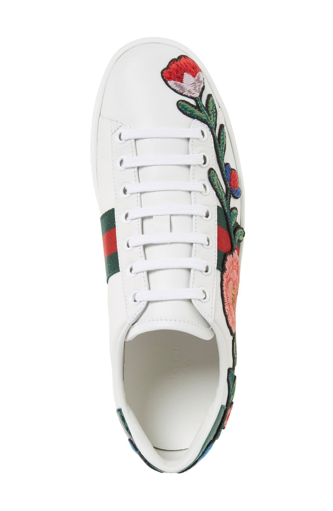 New Ace Low Top Sneaker, Alternate, color, WHITE FLORAL