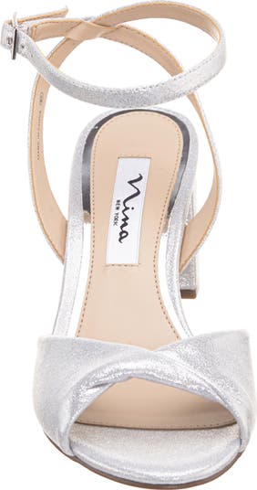 Nigella Glitter Ankle Wrap Sandal