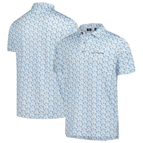 Men
s FootJoy  White THE PLAYERS ProDry All Over Print Polo