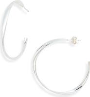 ARGENTO VIVO Large Hoop Twist Earrings
