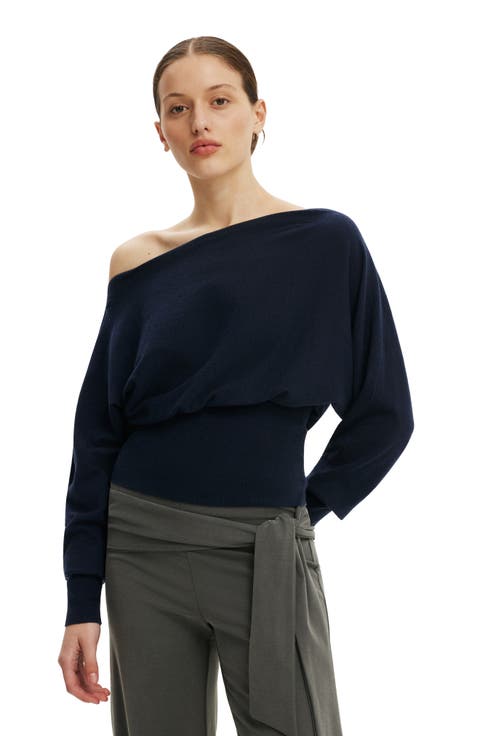 Women's Everfine Ls Batwing Knit