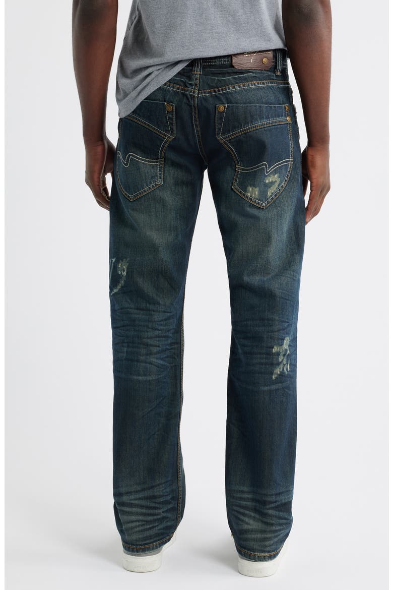Relaxed Straight Leg Jeans, Alternate, color, FOLIAGE