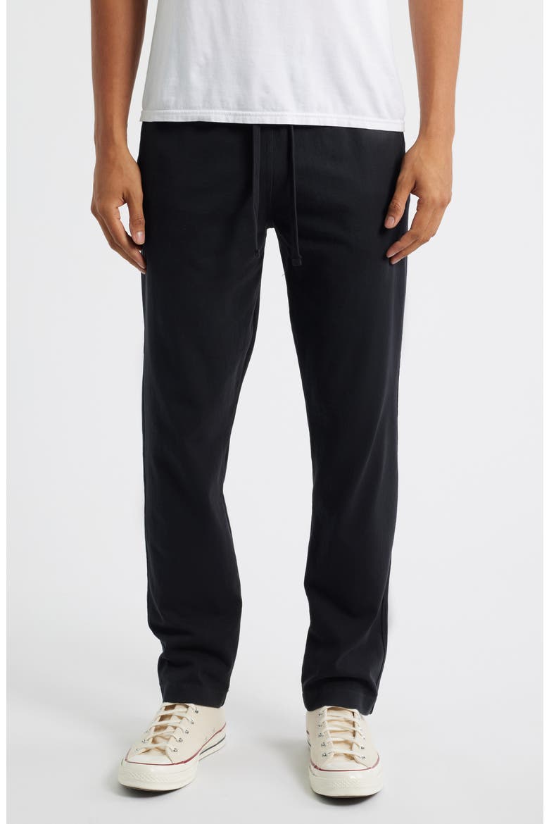 Caza Organic Cotton Drawstring Waist Pants, Main, color, NIGHT