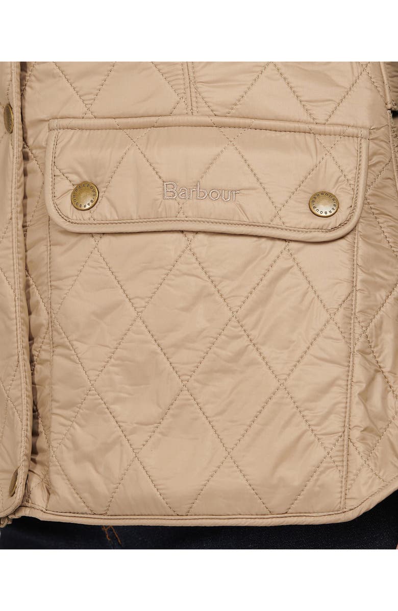 Barbour Wray Fleece Lined Nylon Vest, Alternate, color, 
