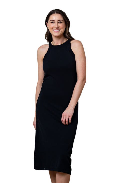 Womens' Halter Tie Sweater Dress