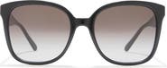 FERRAGAMO 56mm Square Sunglasses