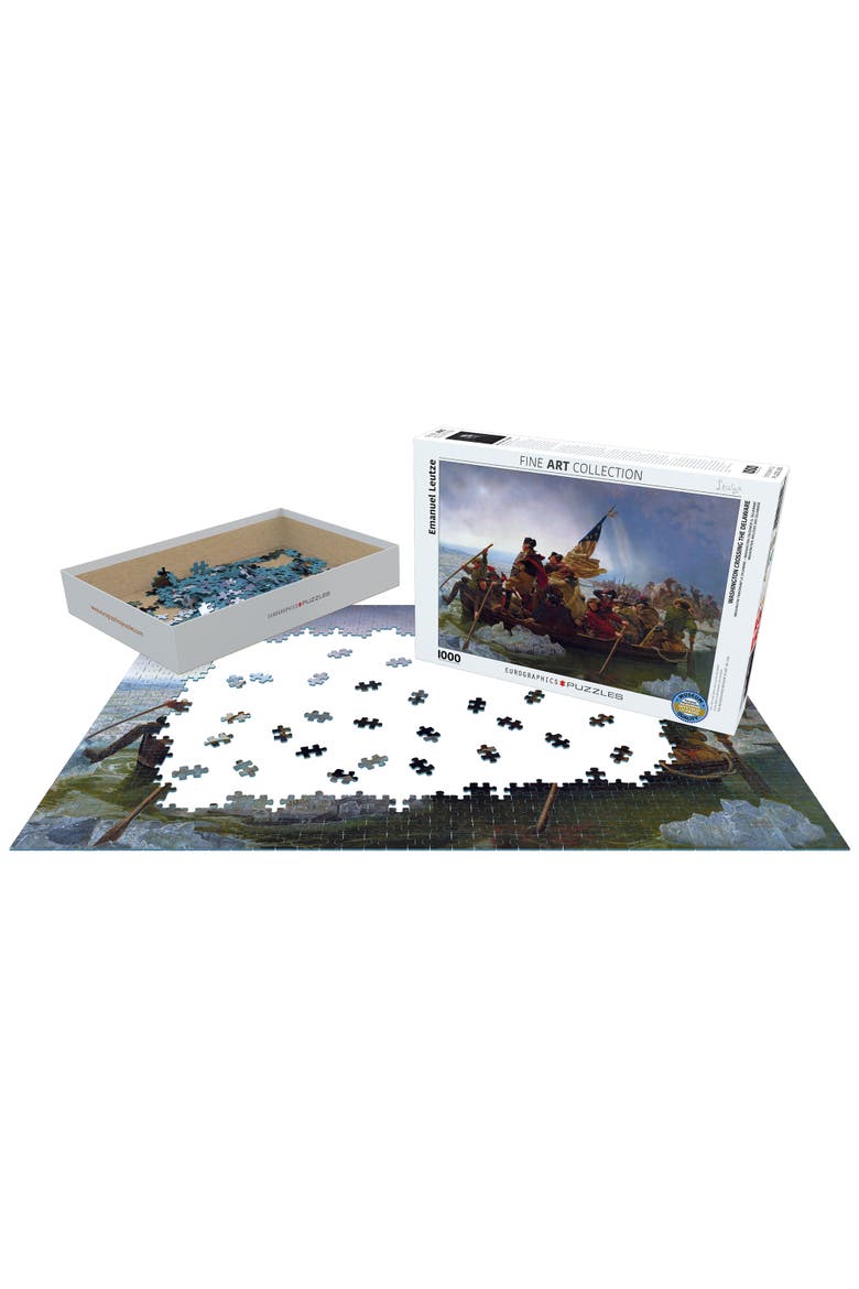 Washington Crossing the Delaware 1000 Piece Puzzle, Alternate, color, Multicolored