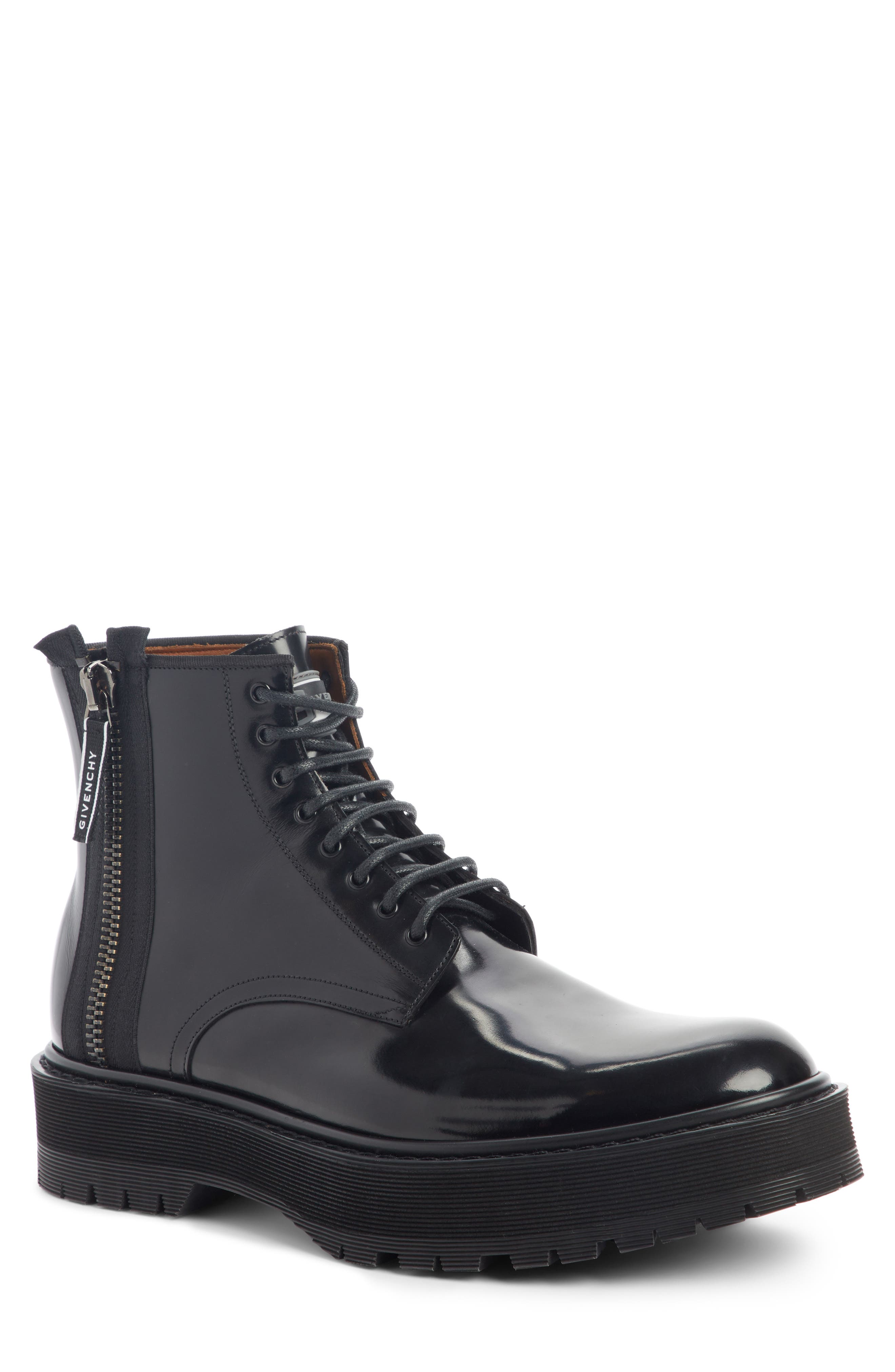 Givenchy Camden Plain Toe Boot, Main, color, 