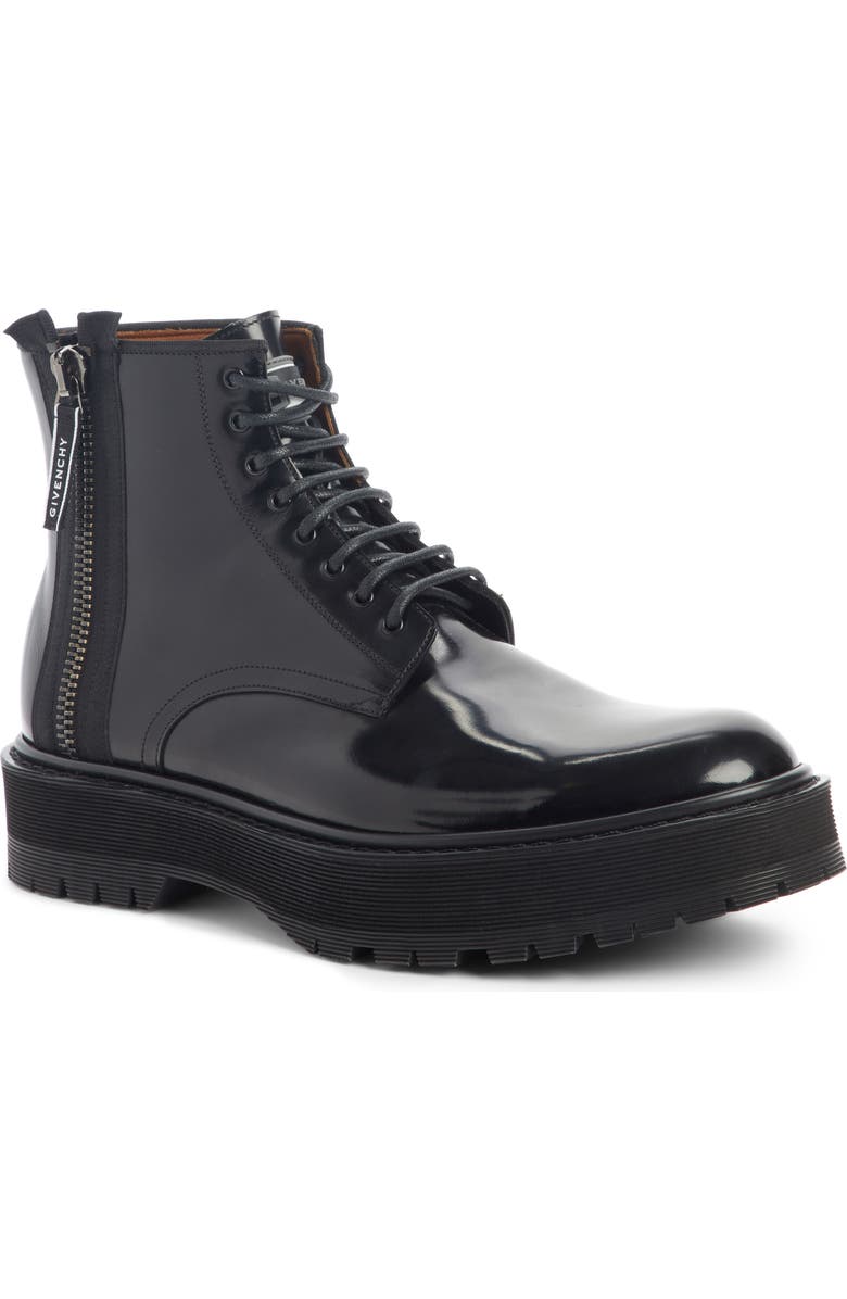 Givenchy Camden Plain Toe Boot, Main, color,