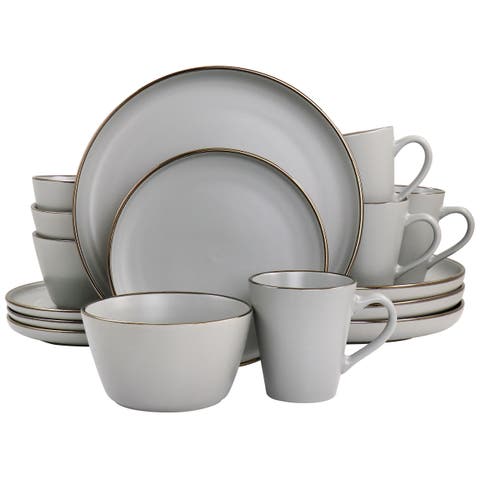 Louis 16 Piece Stoneware Dinnerware Set