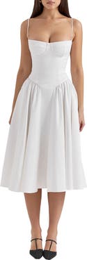 HOUSE OF CB Samaria Corset Fit & Flare Dress