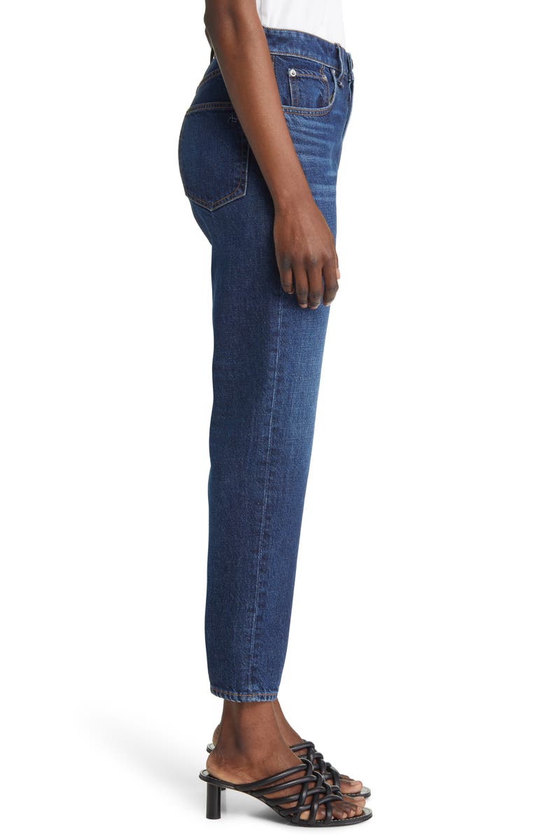 rag & bone Nina High Waist Ankle Cigarette Jeans, Alternate, color, Cambria