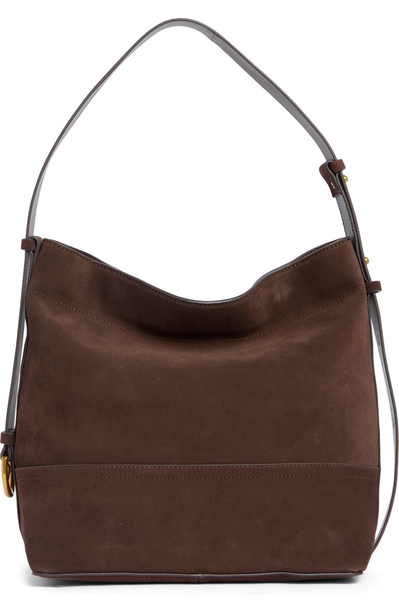 rag & bone Clinton Bucket Bag, Alternate, color, Chocolate