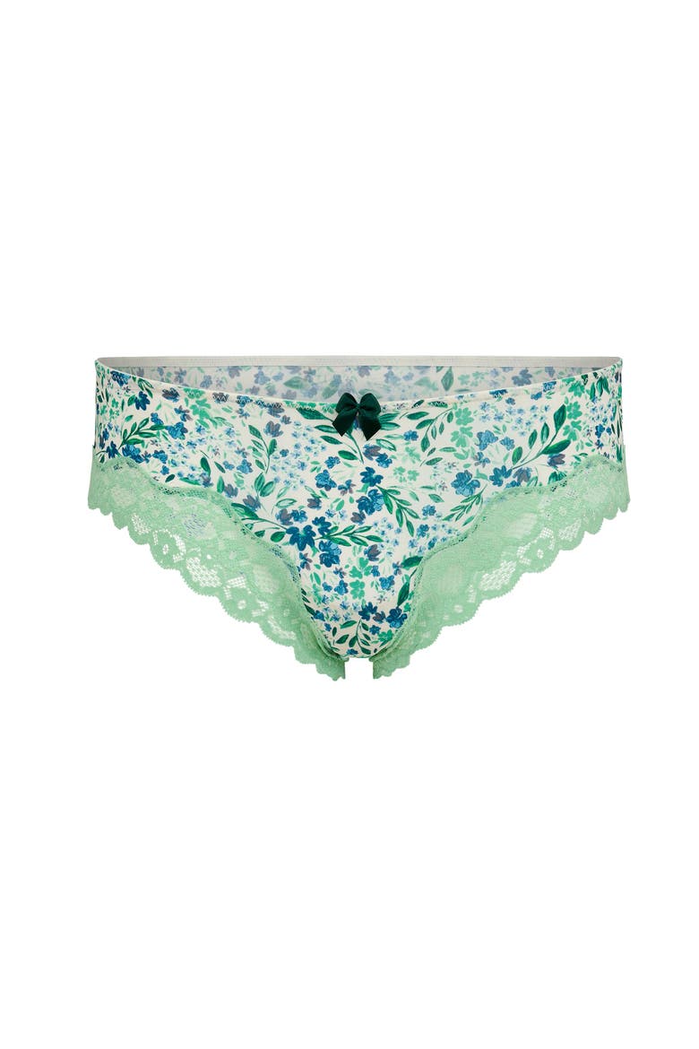 Shea Cheeky Panties, Alternate, color, Open White