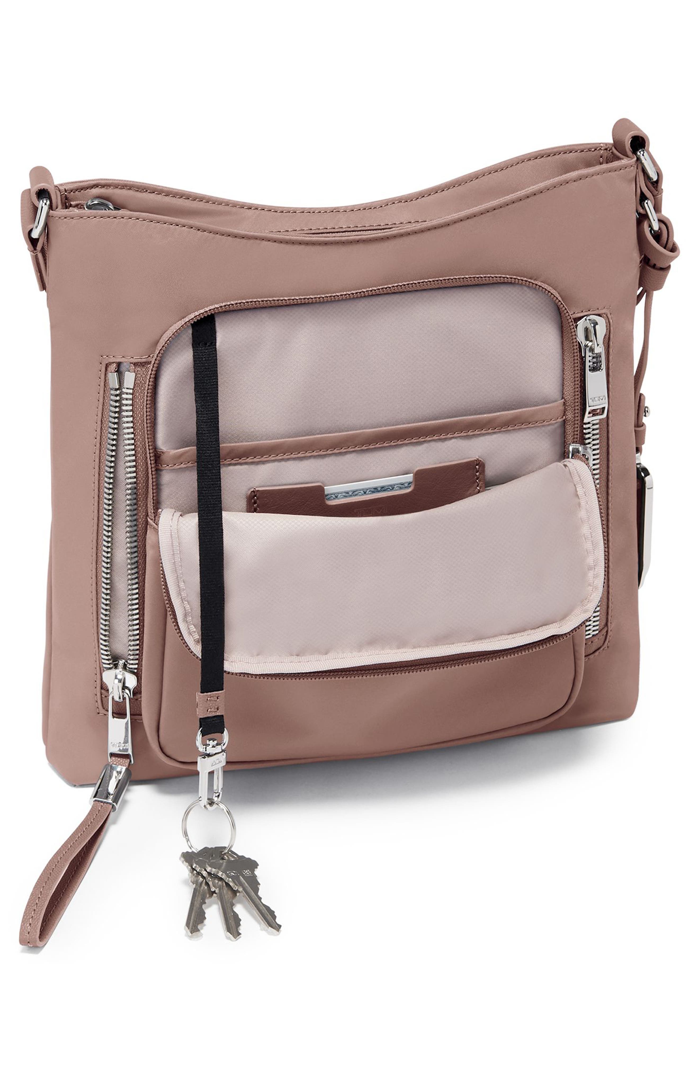 TUMI Tyler Crossbody Bag, Alternate, color, Light Mauve