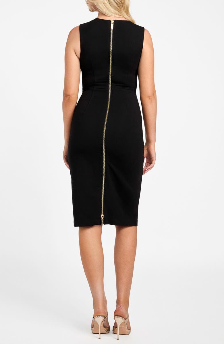 Marciano Gwen Sleeveless Dress, Alternate, color, Jet Black