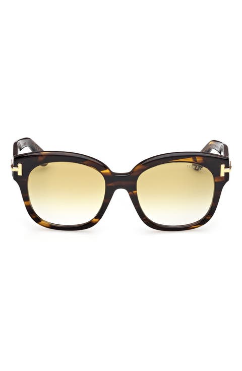 55mm Icon Square Gradient Sunglasses