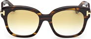 TOM FORD 55mm Icon Square Gradient Sunglasses
