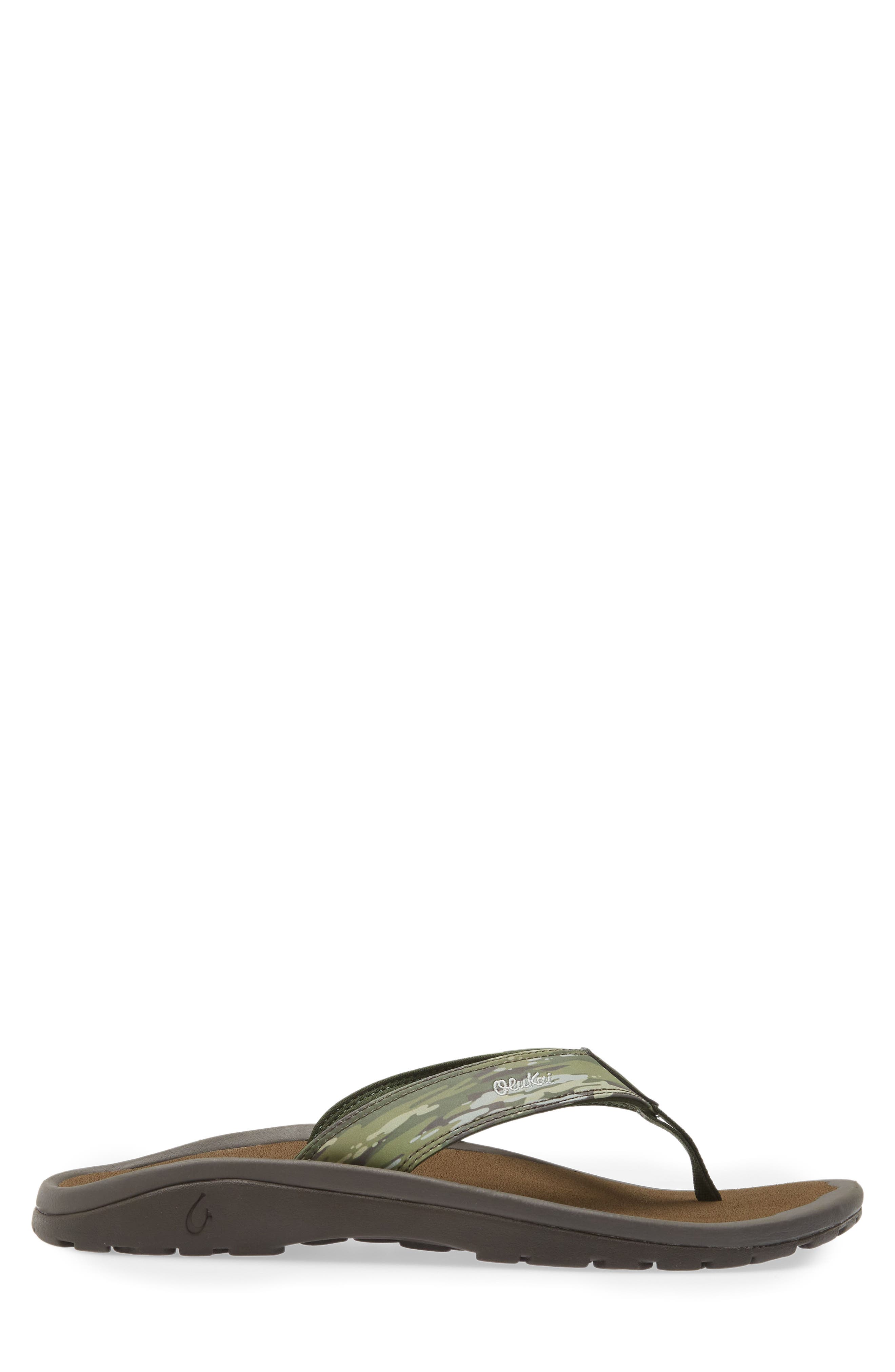Ohana Flip Flop, Alternate, color, HUSK / WAI CAMO