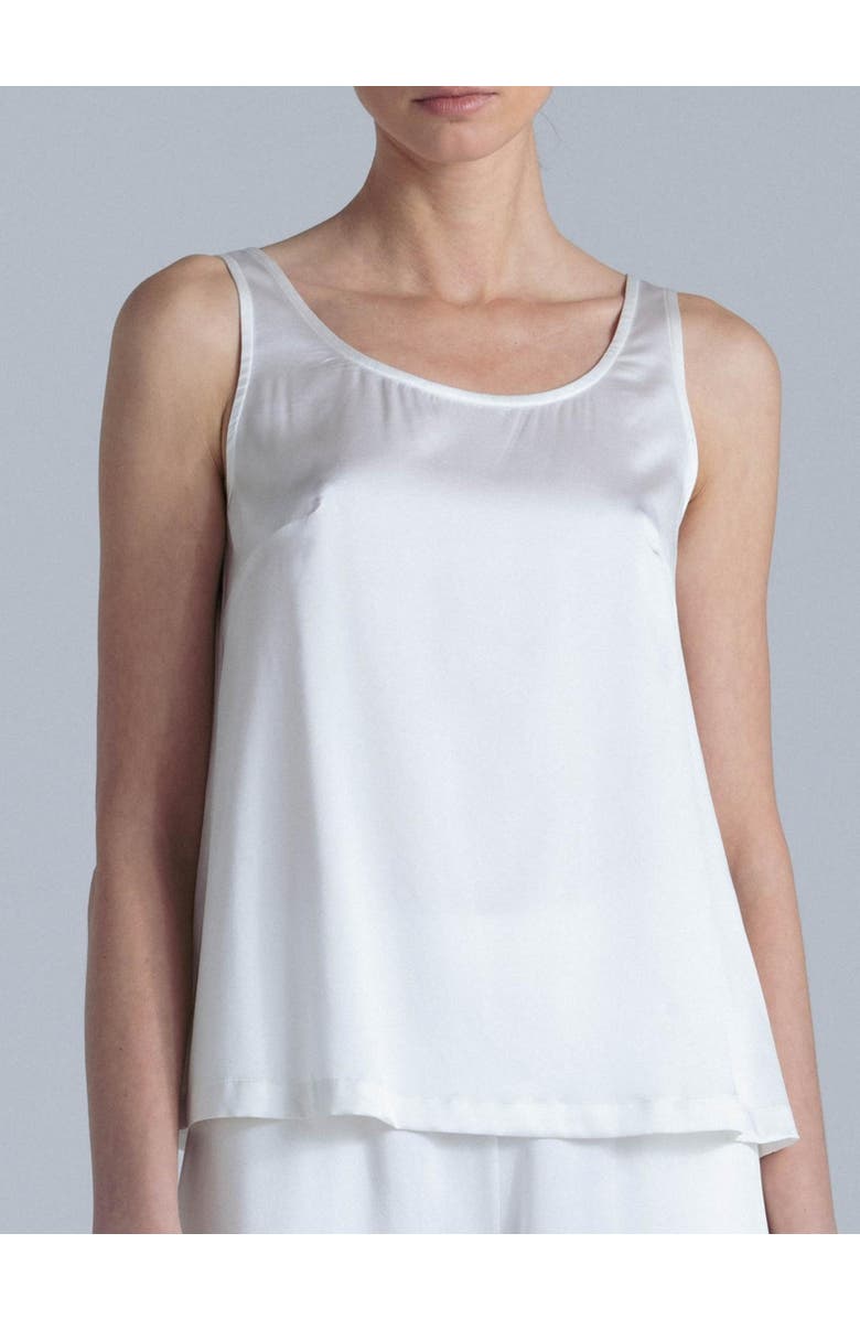 Alas Silk Tank Top, Alternate, color, Milk White