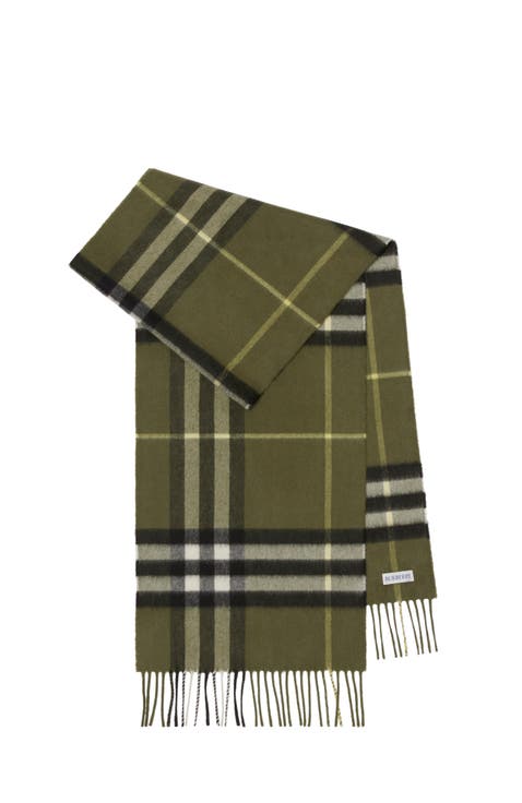 【送料&関税込】Burberry Check Paster Green Scarf Burberry Check Paster Green Scarf | italist