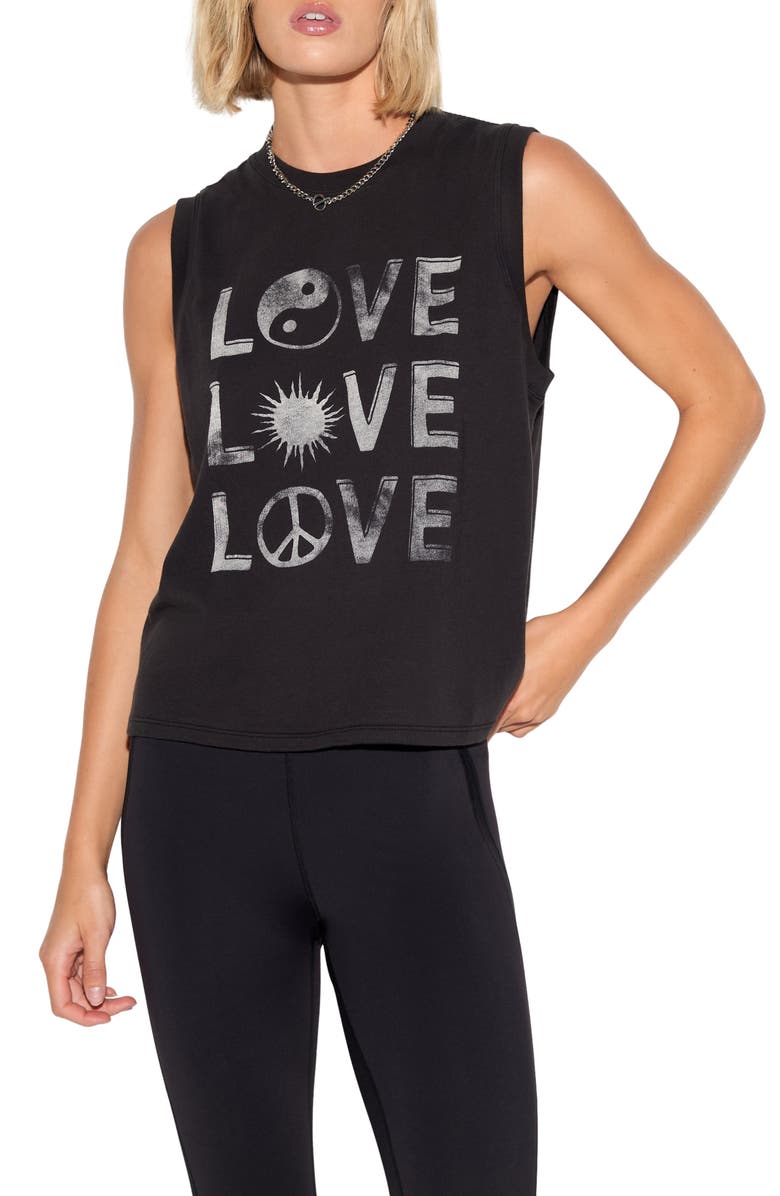 Spiritual Gangster Beloved Bowery Relaxed Fit Cotton Tank Top, Main, color,