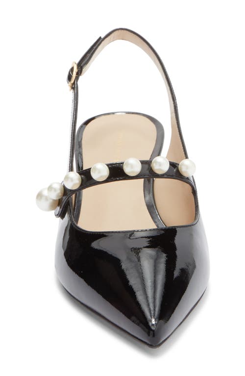 Stuart Weitzman Pia Mary Jane Slingback Pump In Black
