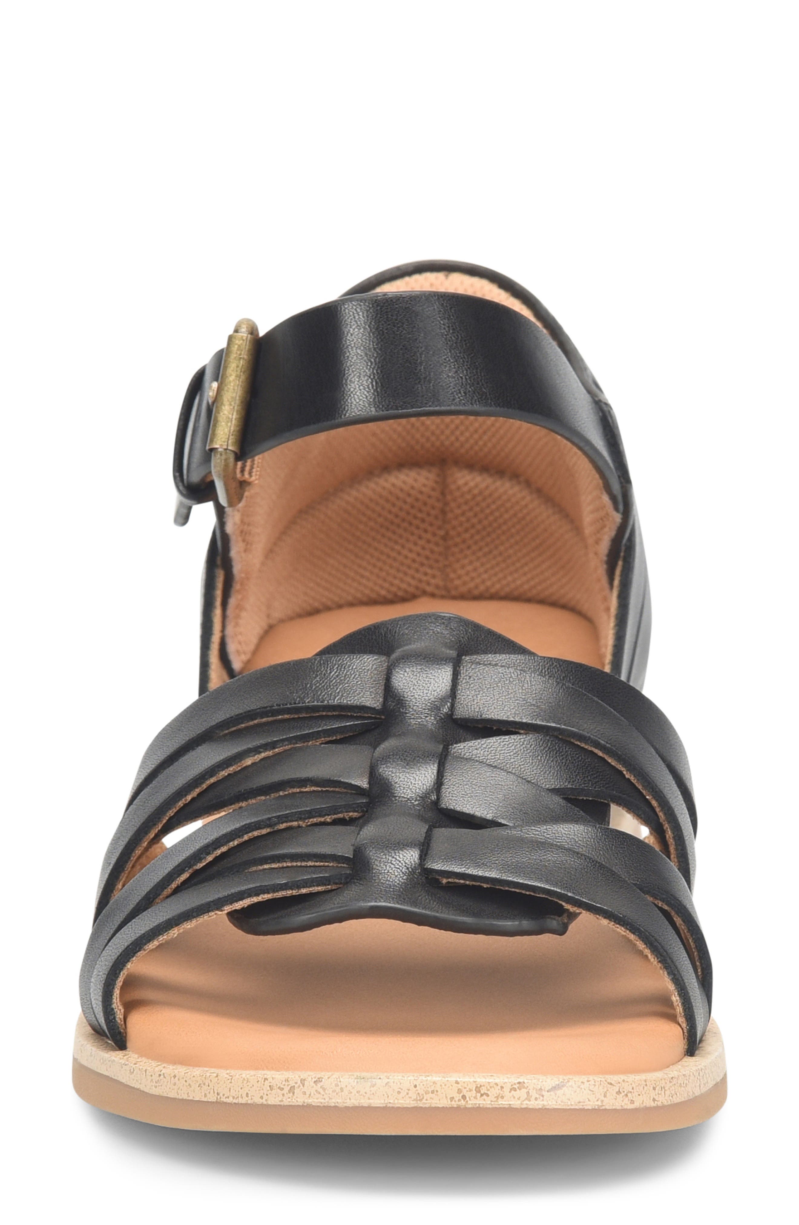 Comfortiva Marina Wedge Sandal, Alternate, color, Black