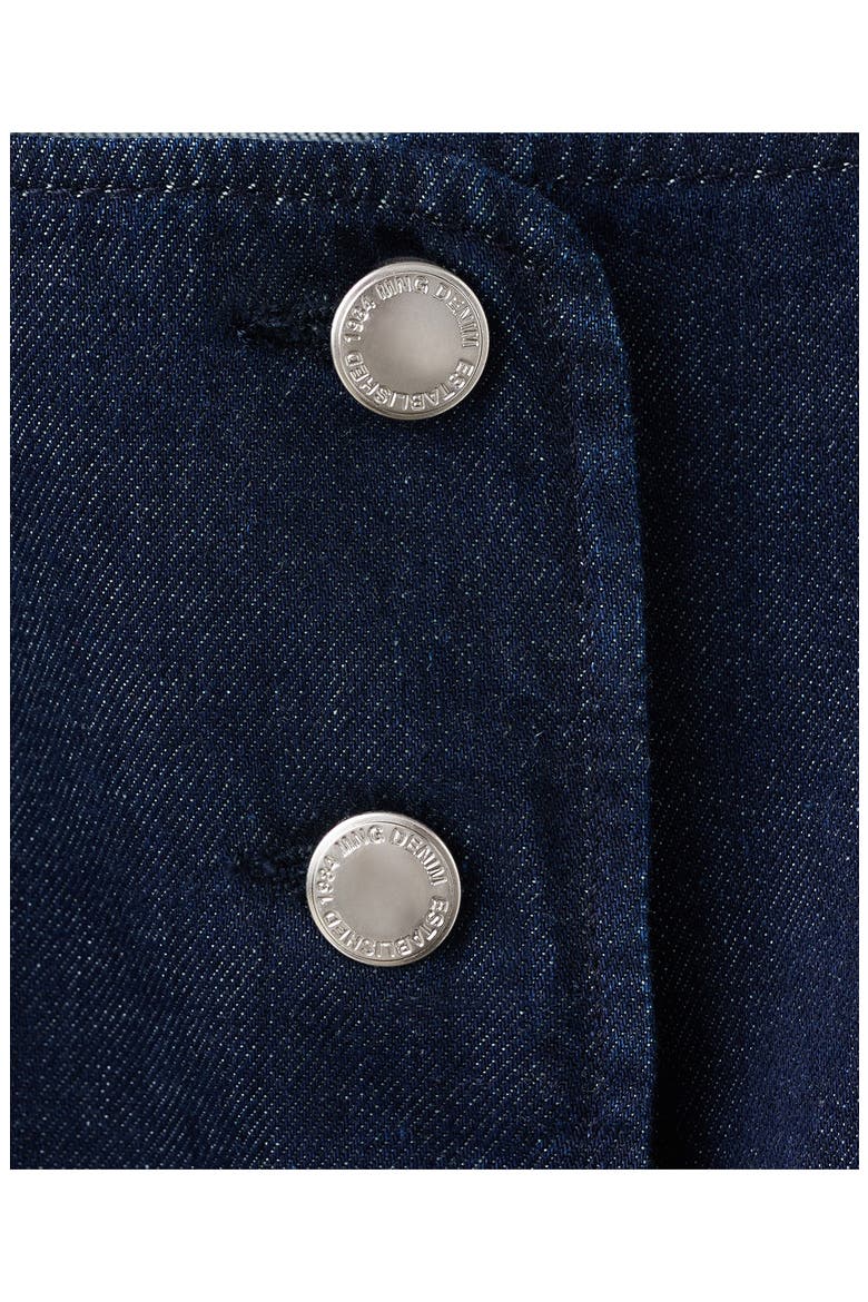 Square Neck Denim Vest, Alternate, color, OPEN BLUE