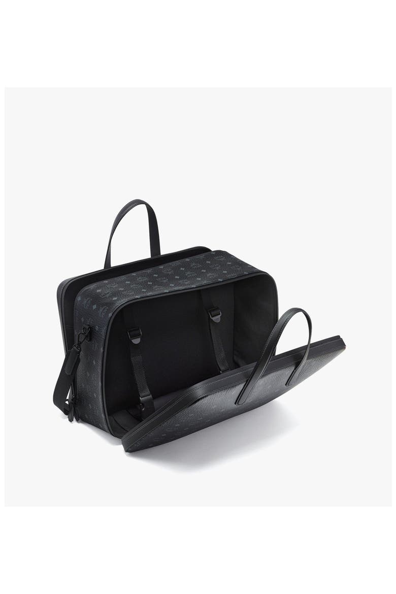 Ottomar Garment Bag in Visetos, Alternate, color, Black