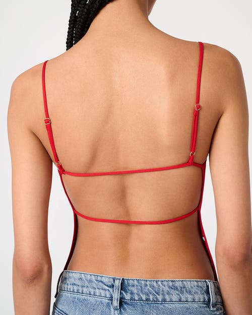 Weworewhat High Straight Neck Top
