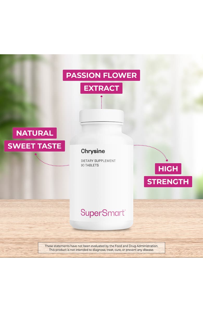 SuperSmart Chrysin Supplement 1500mg, Alternate, color, NO COLOR