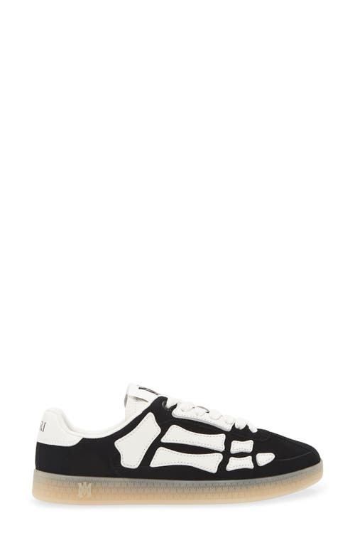 Amiri Black Leather Sneakers In Black