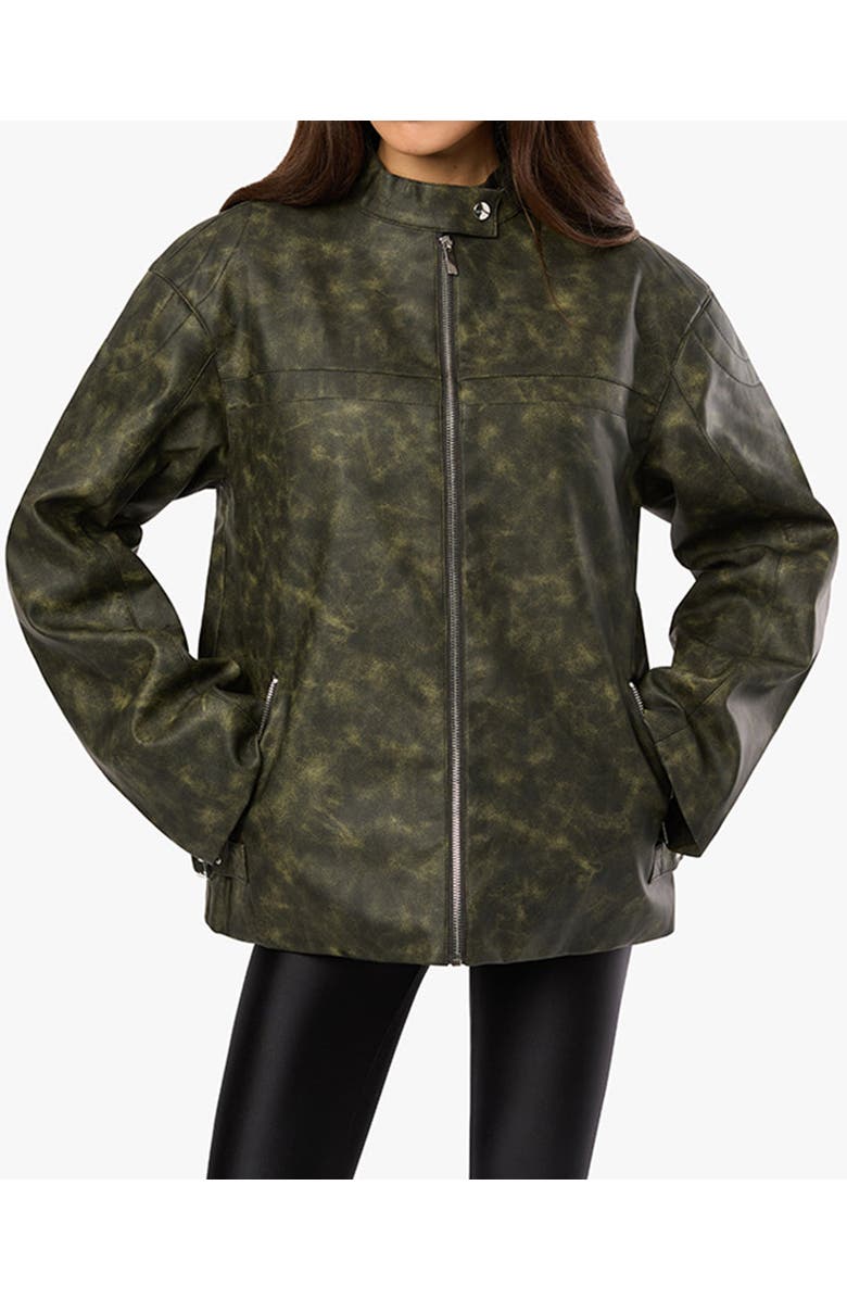 WeWoreWhat Vintage Patina Jacket, Main, color, Black/Dark Grey