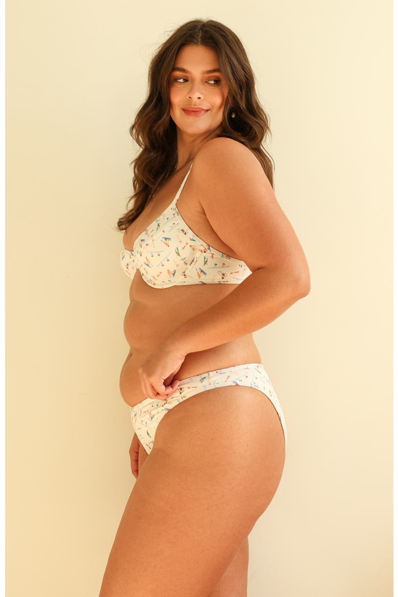Venice Cheeky Bikini Bottom, Alternate, color, Hit The Slopes