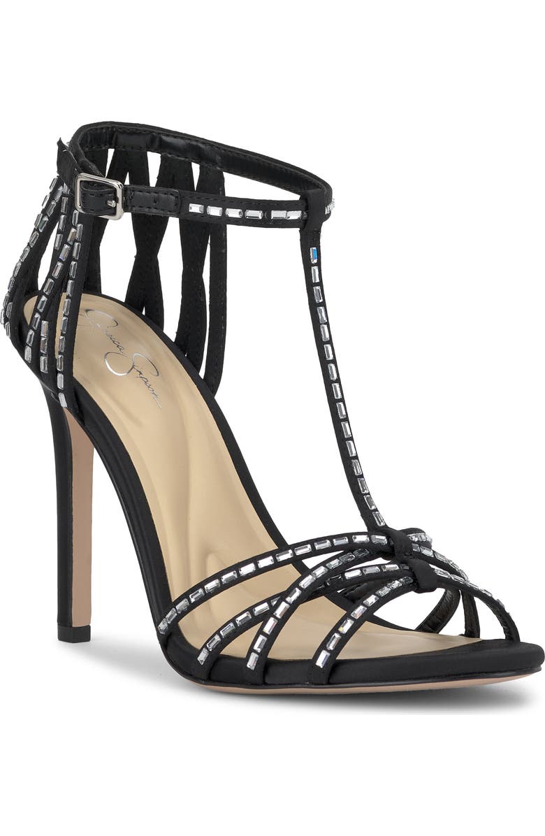 Jessica Simpson Jivira Ankle Strap Sandal, Main, color, Black