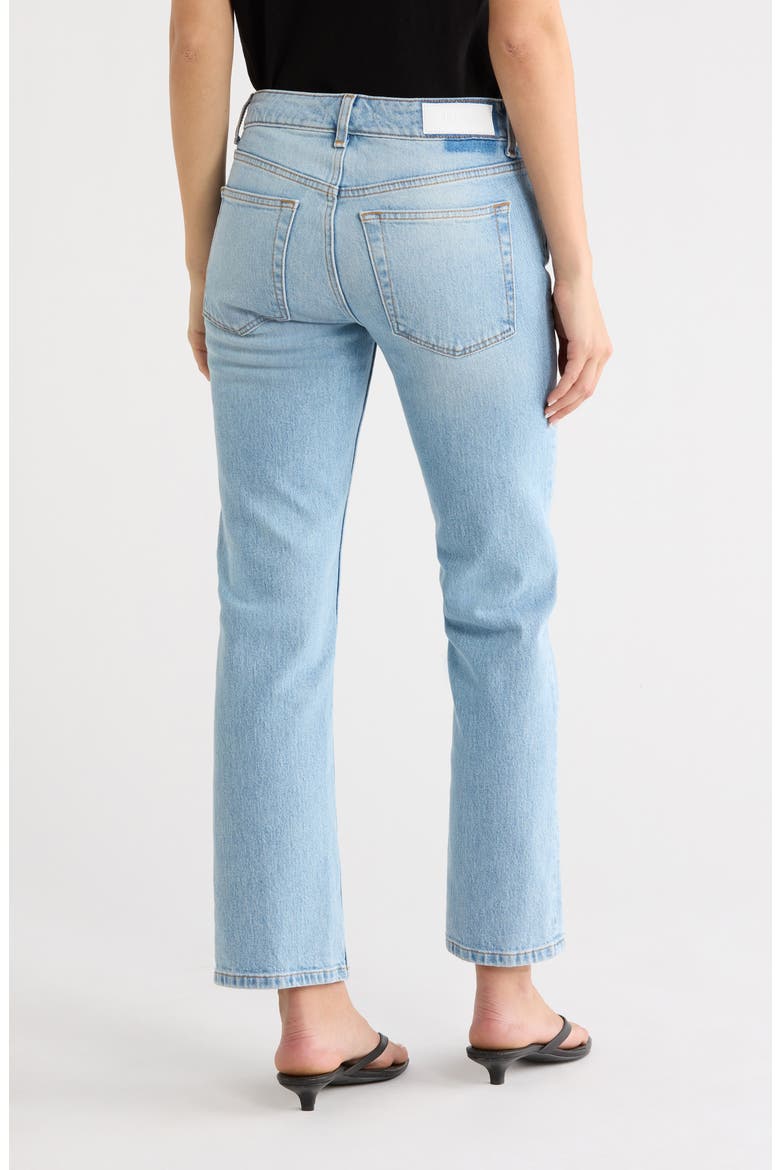 Slim Straight Crop Jeans, Alternate, color, SILVER SPRINGS