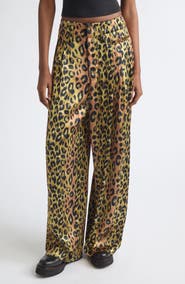 R13 Triple Pleat Wide Leg Pants