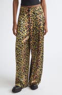R13 Triple Pleat Wide Leg Pants