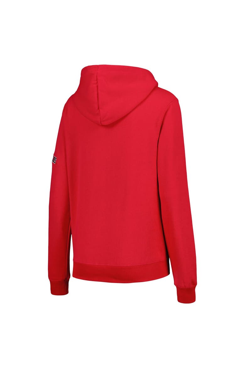 Women's Stadium Athletic Red Illinois State Redbirds Big Logo Pullover Hoodie, Alternate, color, Red