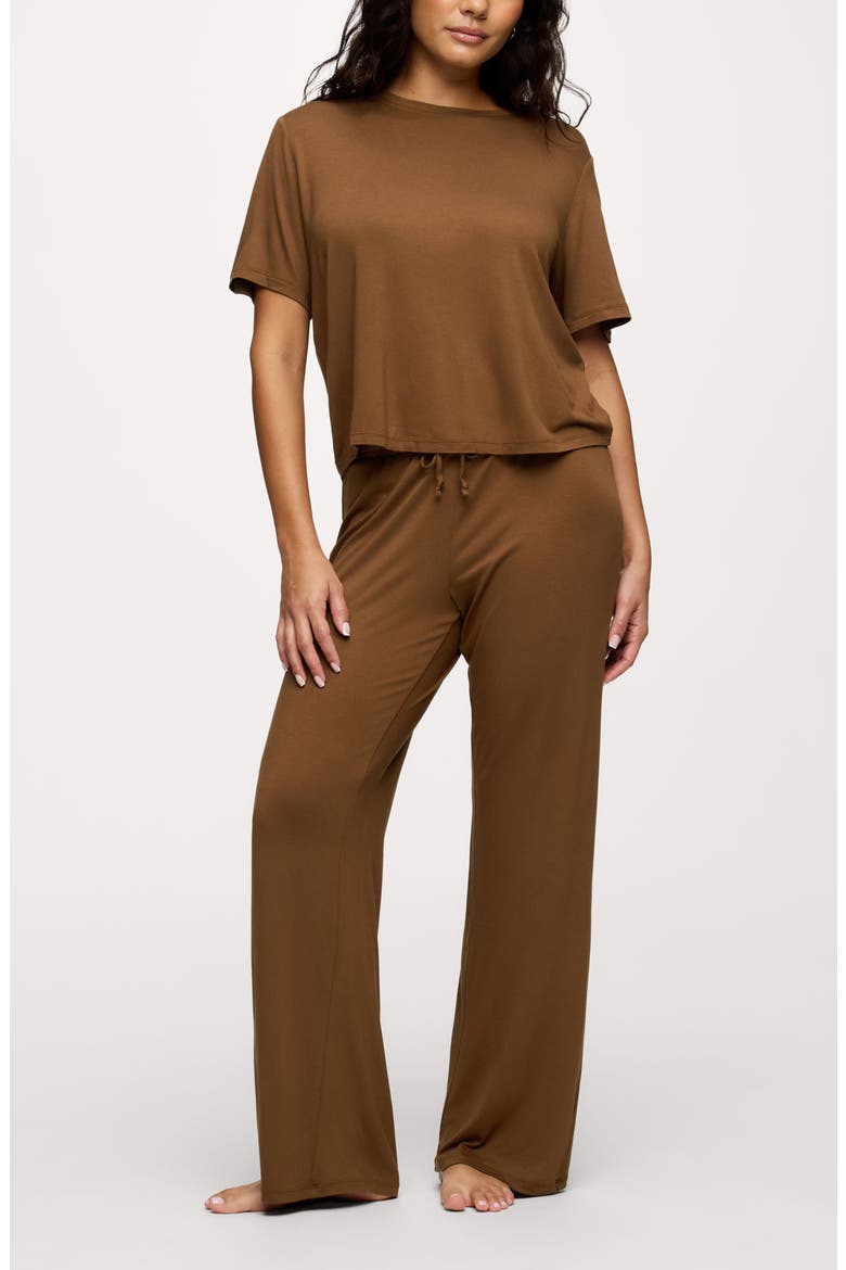 Pajama Set, Main, color, CHOCOLATE
